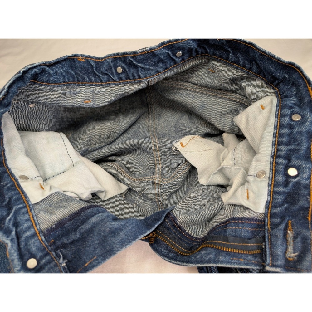 Wild Ass Double Knee Work Jeans USA Made Men's 32x32 Logger Distressed Denim - Picture 6 of 16
